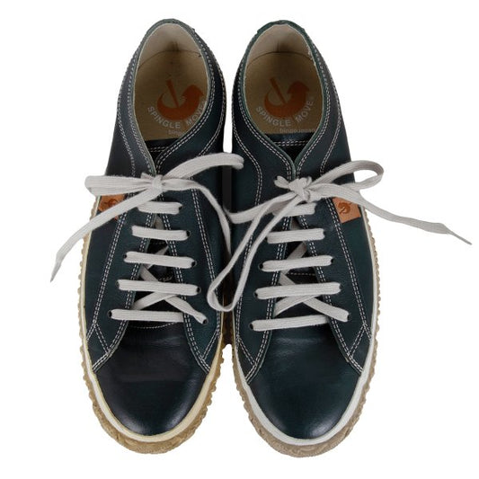 SPINGLE MOVE SPM- Leather Sneakers Deep Green Size 24CM