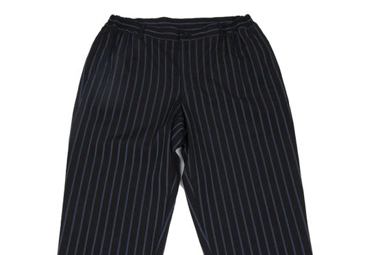 COMME des GARCONS HOMME DEUX Poly Stripe Pants Black Size L
