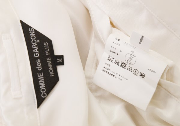 COMME des GARCONS HOMME PLUS Coat Off-White Size M
