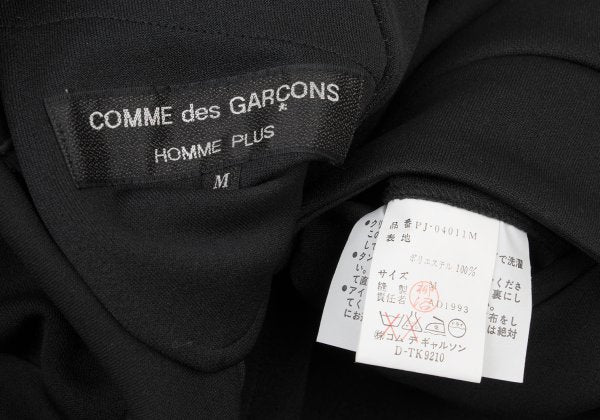 COMME des GARCONS HOMME PLUS Poly Jersey Blazer Black Size M
