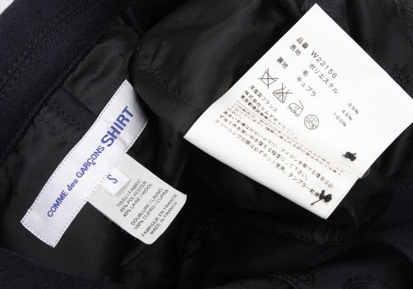 COMME des GARCONS SHIRT 14AW Wool Blend Jacket Navy Size S