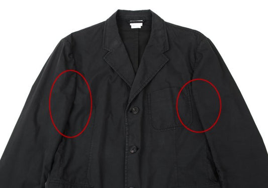 DRIES VAN NOTEN Cotton Blend Tailored Blazer Black Size M