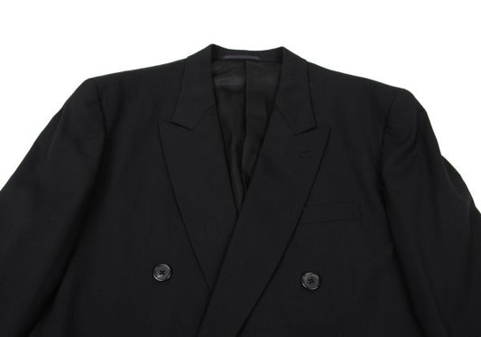 Y's for men Wool Double-Breasted Jacket Black Size M