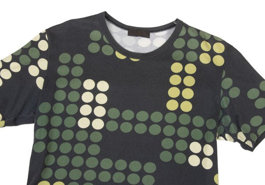 Y's for men Dot Print T-Shirt Black Size 2