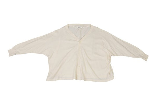 ZUCCA Cotton Raglan Cardigan Beige Size M