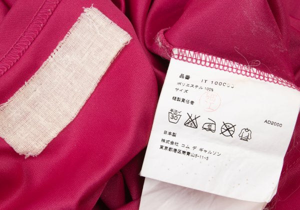 COMME des GARCONS HOMME HOMME Pink Polyester T-Shirt Size M