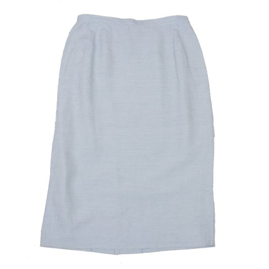 yoshie inaba Silk Linen Nep Midi Skirt Light Blue Size 9