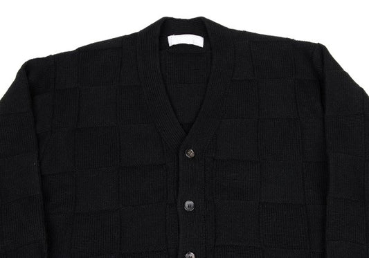 COMME des GARCONS HOMME 80s Wool Cardigan Black Size L