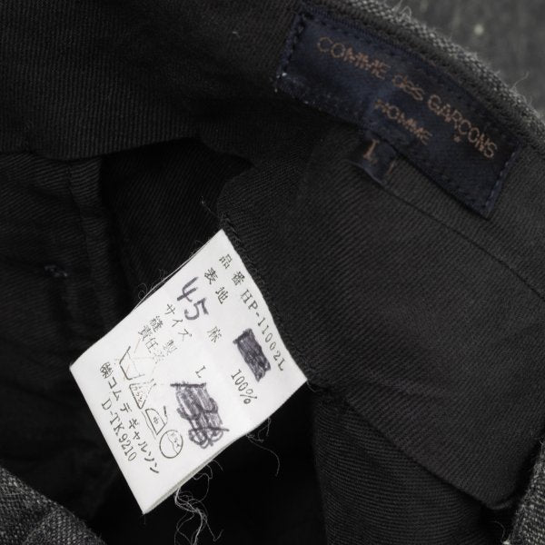 COMME des GARCONS HOMME Linen Double Pants Gray Size L