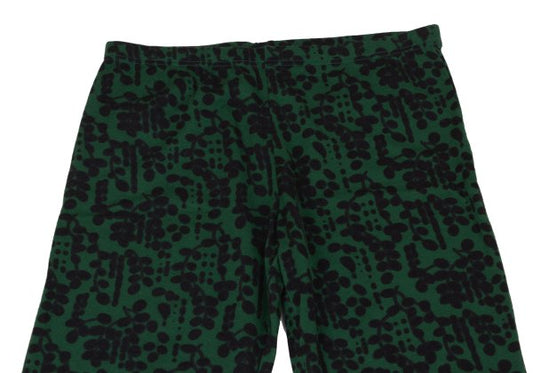 Zucca Wool Botanical Beaded Pants Green Black Size M