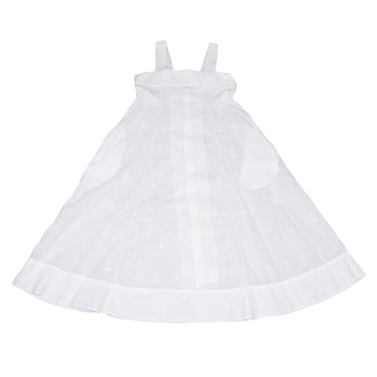 Issey Miyake ASHA BY MDS Embroidered Back Open Dress Size M