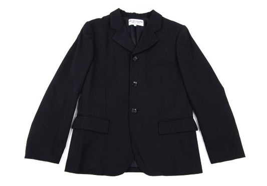 COMME des GARCONS Bijou Wool Gabardine Jacket Navy Size M