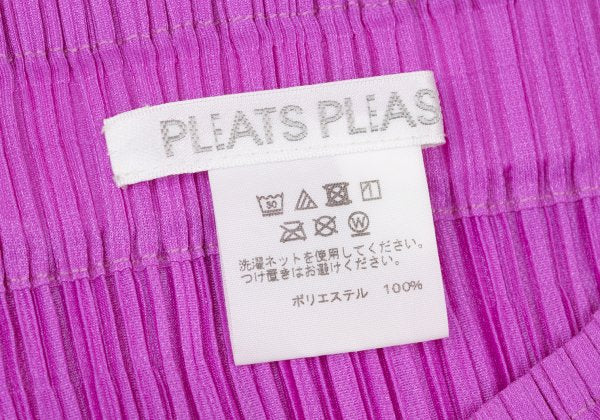 PLEATS PLEASE 21SS Color Block Front Skirt Purple Size 3