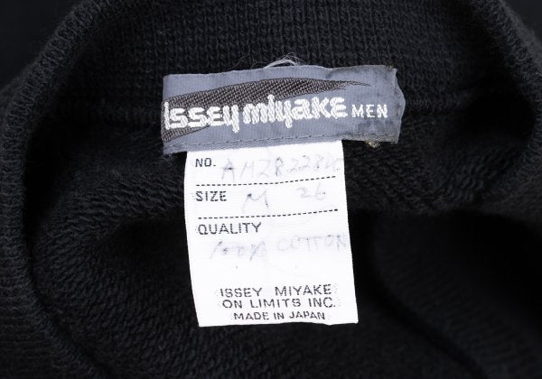 ISSEY MIYAKE MEN Stripe Patch Design Sweatshirt Black Size M