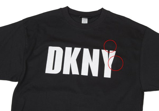 DKNY Logo Print T-Shirt Black Size M