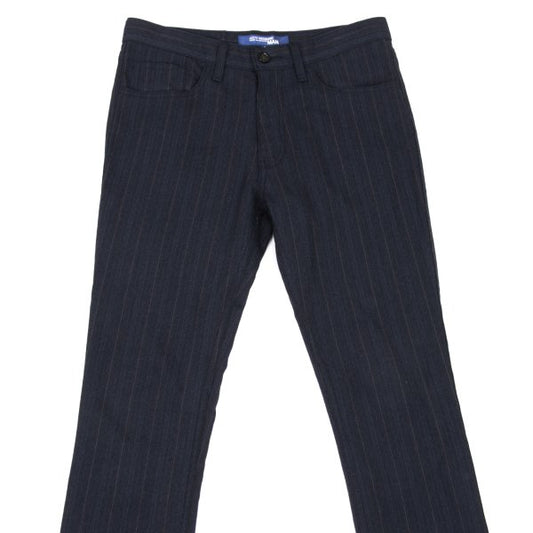 JUNYA WATANABE MAN CDG Wool Blend Stripe Pants Navy Size S