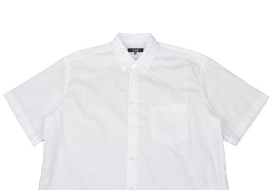 COMME des GARCONS HOMME Logo Embroidered Shirt White Size XS