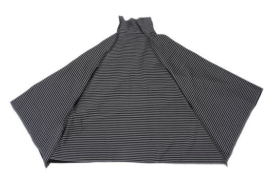 ISSEY MIYAKE A-POC INSIDE Border Weave Coat Black Size 2