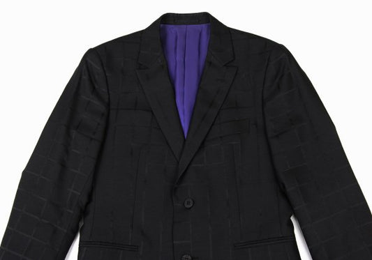 ISSEY MIYAKE MEN 15AW Silk Blend Woven Jacket Black Size 1