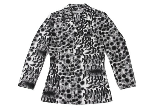 ISSEY MIYAKE 95AW Poly Stretch Jacket Black/White Size L