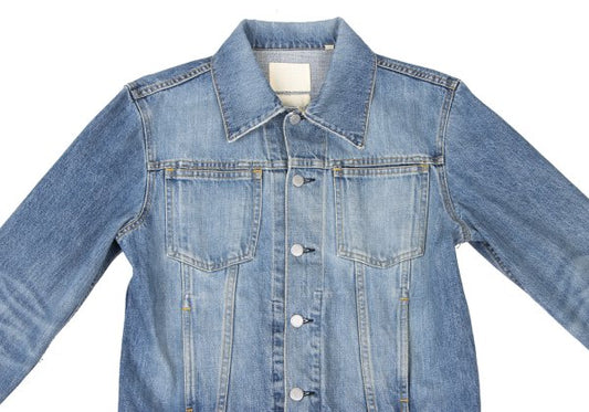 HELMUT LANG Archive Washed Denim Jacket Indigo Size 44