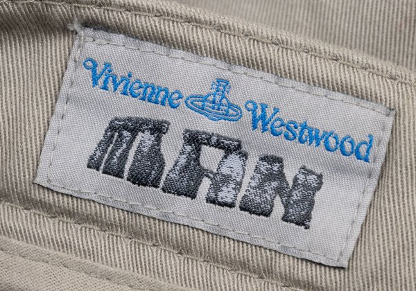 Vivienne Westwood MAN Cotton Button Fly Pants Greige Size M