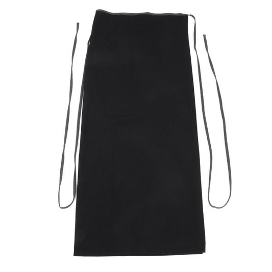 Y's Wool Piping Strap Wrap Skirt Black Size 3