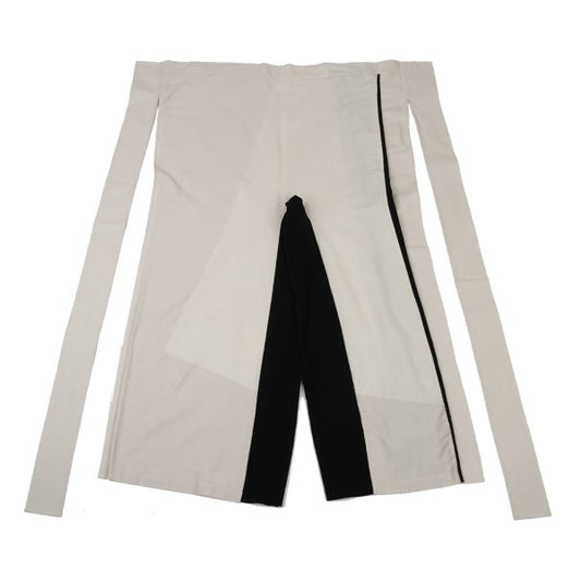 ISSEY MIYAKE A-POC Bicolor Wrap Pants Beige/Black Size 2