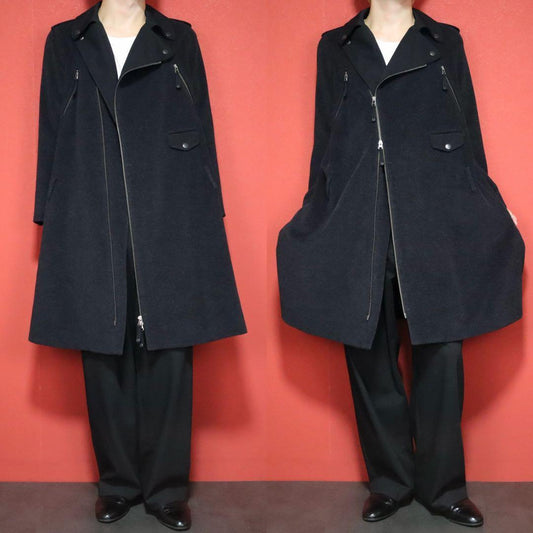 Jean Paul GAULTIER FEMME 90s Sleeve Zip Long Coat Size 40