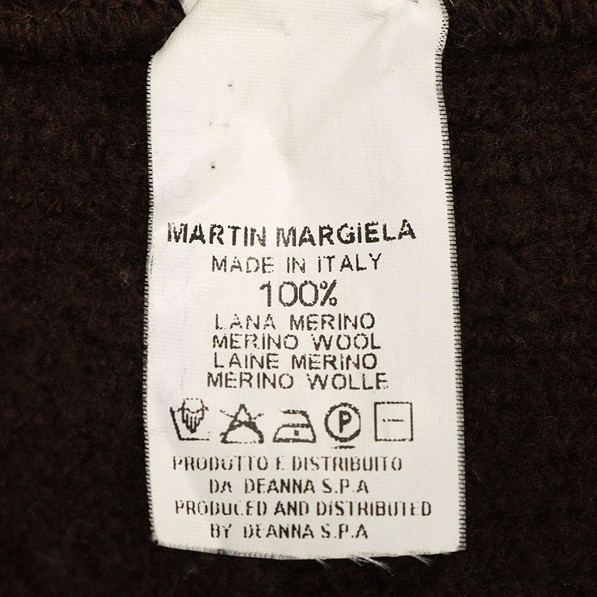 Maison Martin Margiela 2000 Wool Sweater Brown Size S