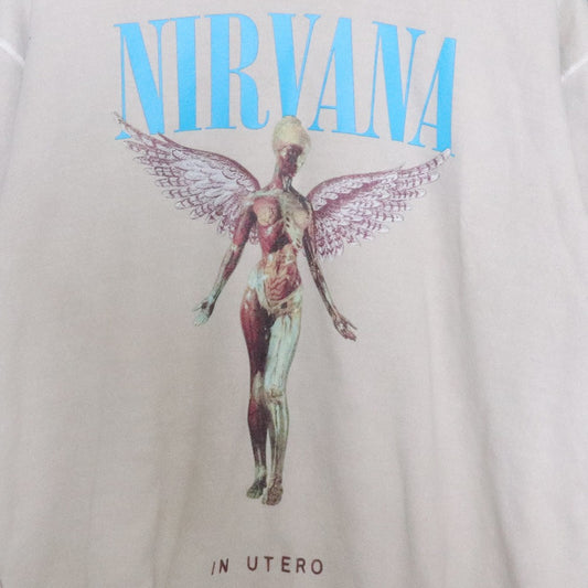 WIND AND SEA Nirvana In Utero Crew Sweatshirt White Size M