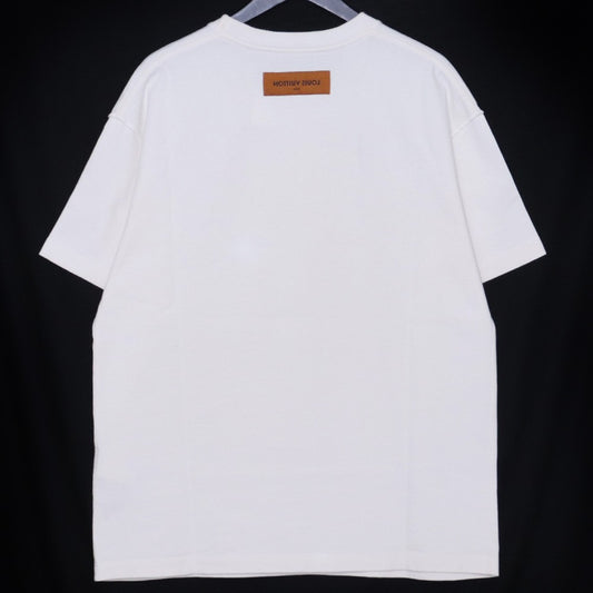 LOUIS VUITTON 22AW LV Flower Tapestry T-Shirt White Size M