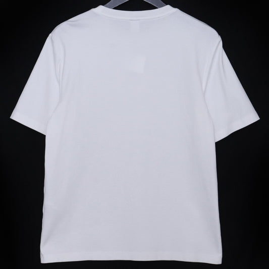 BERLUTI 25SS Scritto Embroidery T-Shirt White Size XS