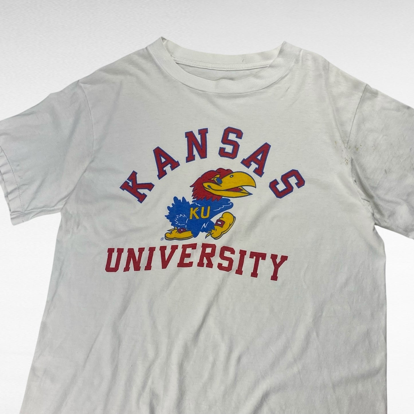 unknown 90s College T-Shirt White Size M