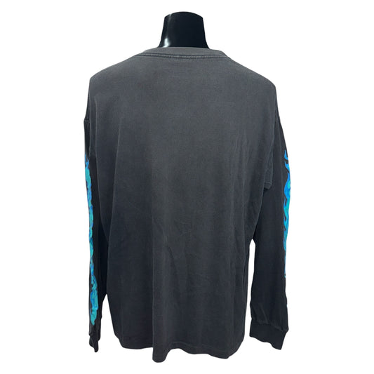 HARLEY-DAVIDSON 90s Vintage "Against The Wind" Long Sleeve T Size XL