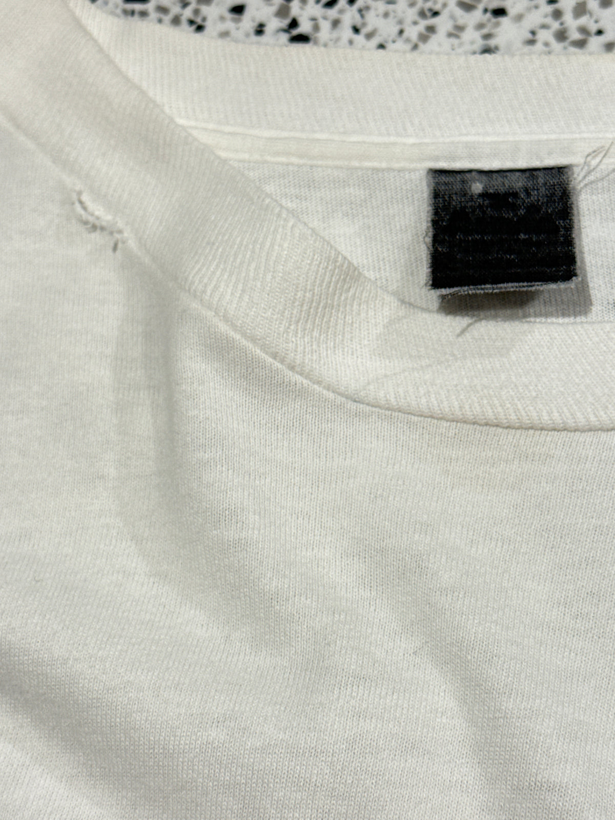 M&Ms 80s White Cotton Long Sleeve T-Shirt Size XL