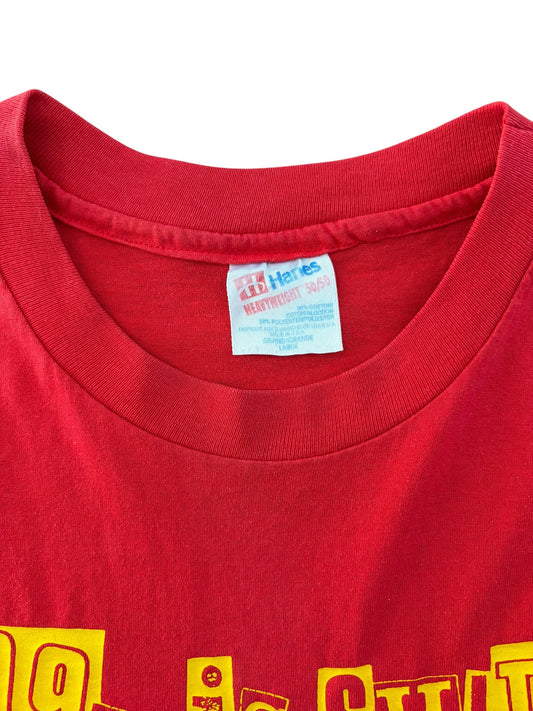 MC 90s "99% is SHIT!!" Punk Ransom Note Tee Size M
