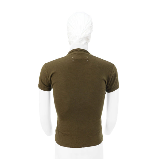 Maison Martin Margiela 98 S/S Wool Silk Shirt Khaki Size M
