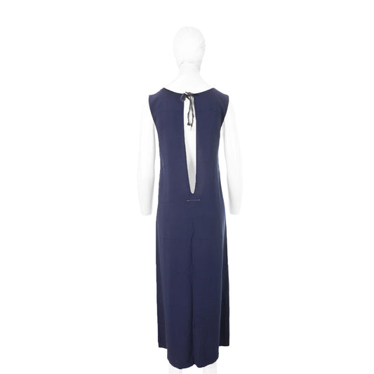 Maison Martin Margiela 2000 S/S Navy Rayon Dress Size 38