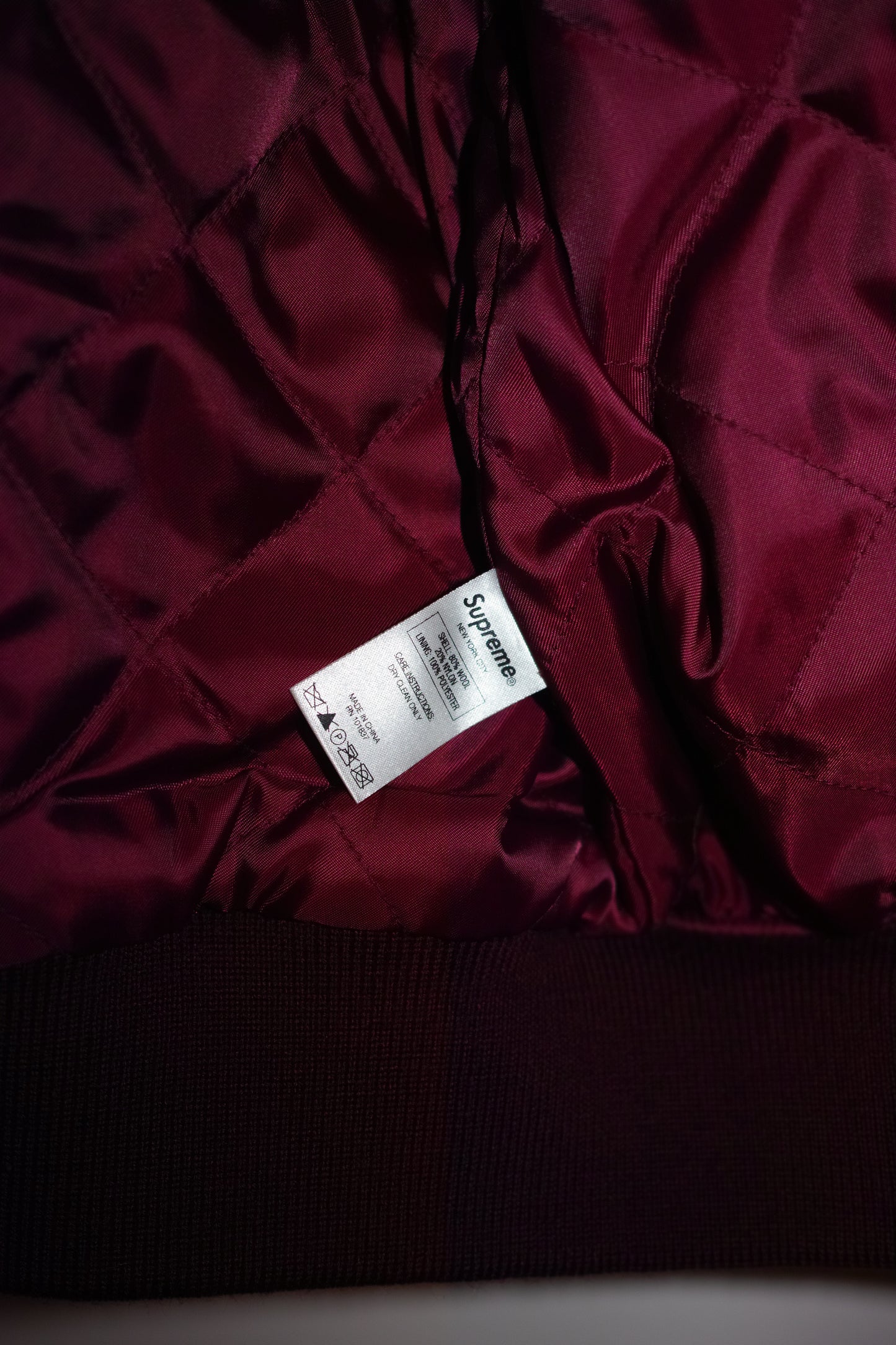 Supreme - Supreme CAPTAIN VARCITY JACKET Red Size M
