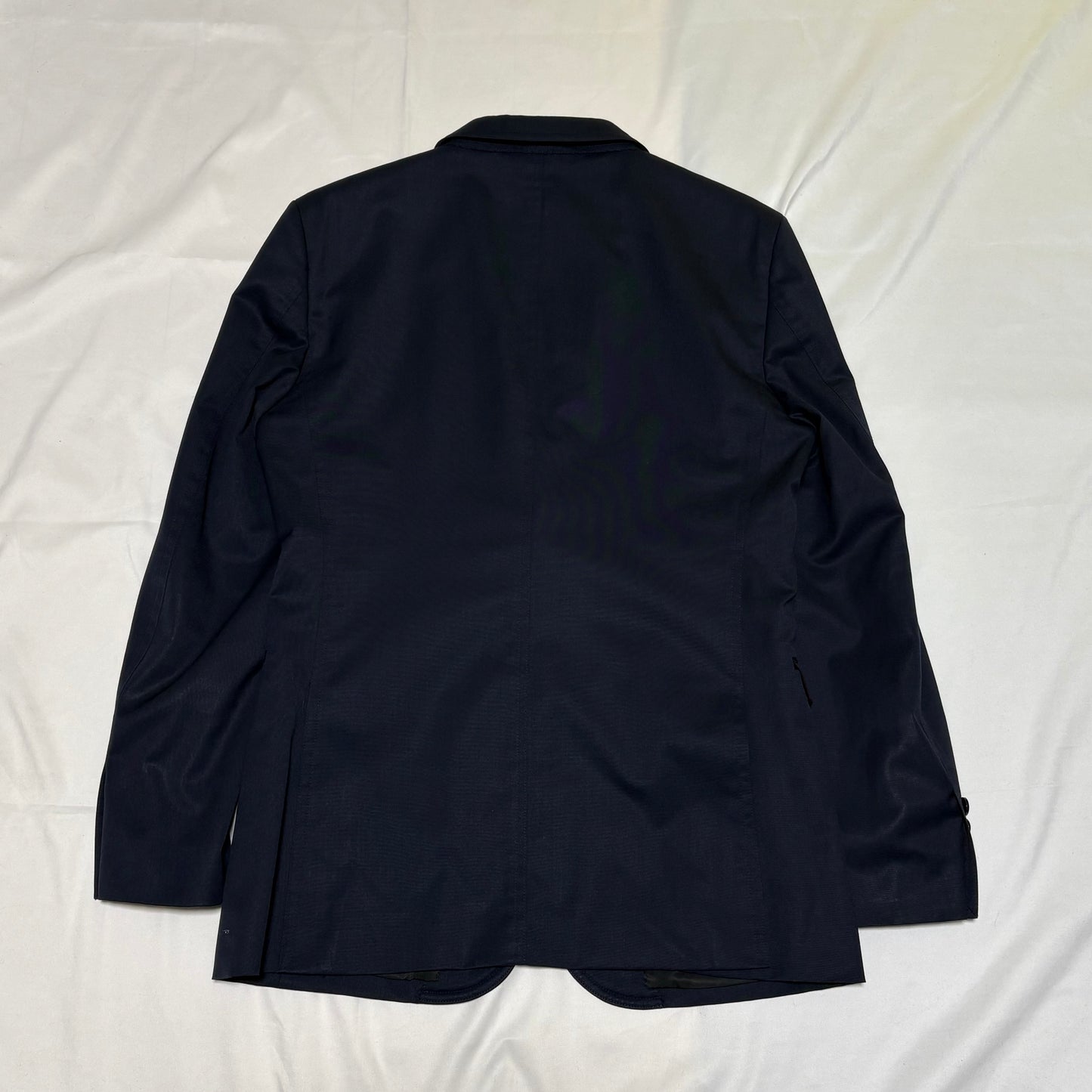 BURBERRY BLACK LABEL Navy Wool/Poly Tailored Jacket Size L