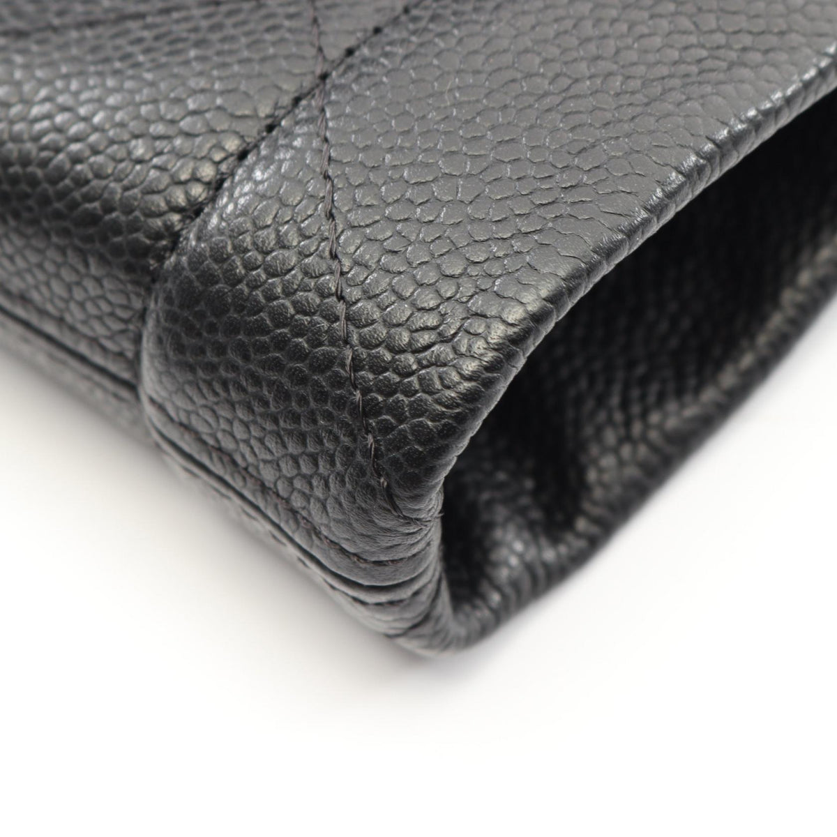 CHANEL Matelasse Caviar Skin Bag Black