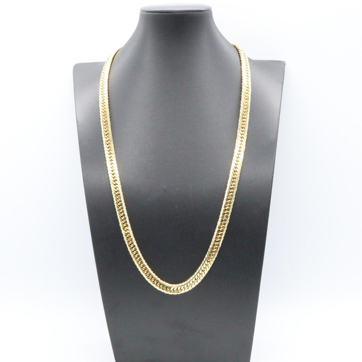 JEWELRY K18 Yellow Gold T-Cut Curb Chain Necklace