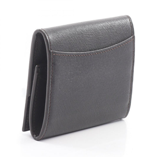 Dunhill Sidecar Leather Coin Pouch Brown