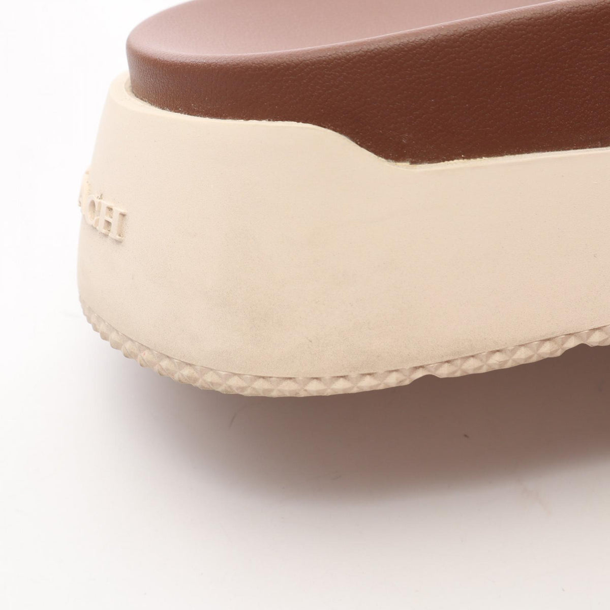 COACH Gwen Signature PVC Sandals Brown Size US 8
