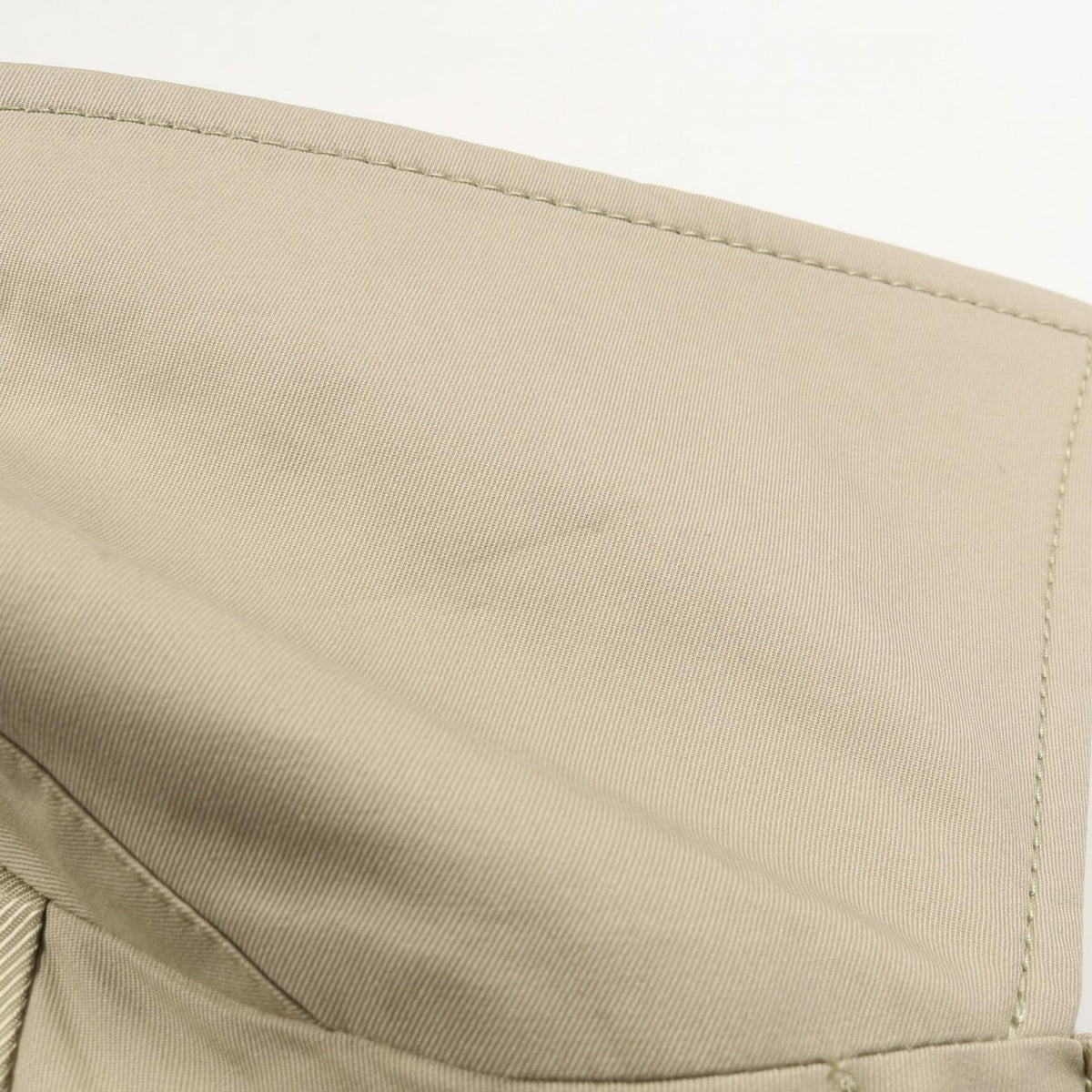 BURBERRY Castleford Cotton Balmacaan Coat Beige Size 46