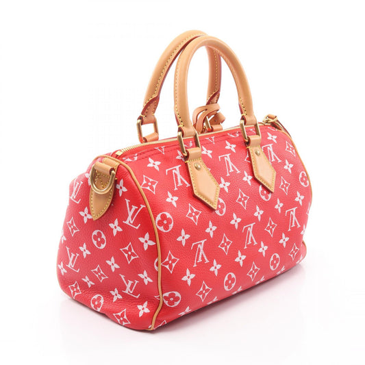 LOUIS VUITTON Speedy P9 Red PVC Handbag