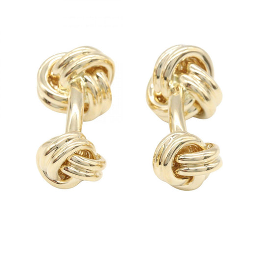 TIFFANY&CO Knot Twist K18 Gold Cufflinks