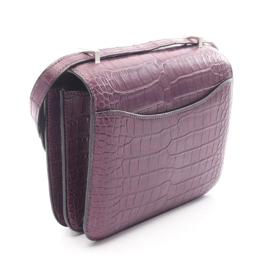 HERMES Constance 3 Mini Shoulder Bag Purple