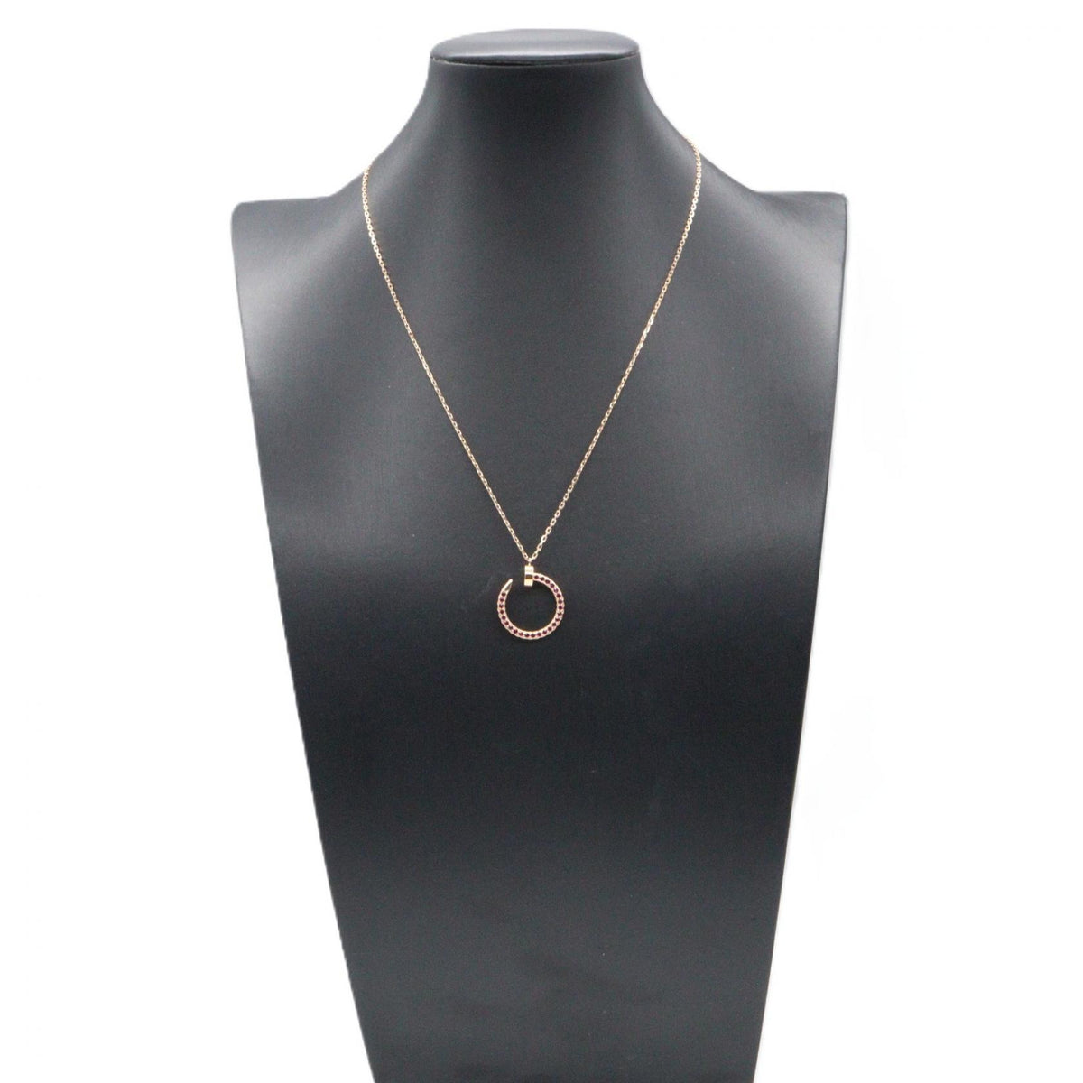 CARTIER Juste un Clou Ruby K18PG Necklace